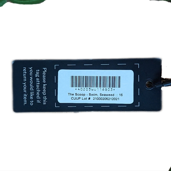 CUUP swim set in seaweed, XL, with bag - Picture 8 of 16